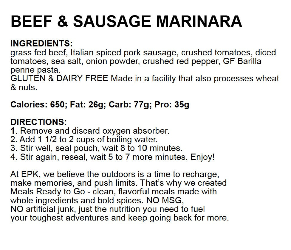 MRG_Beef & Sausage Marinara