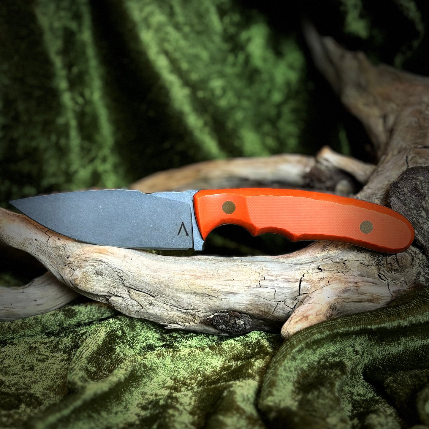 Middle Fork Hunter in Stainless Nitro-V, V3 Grind / Hunter Orange G-10 Handle