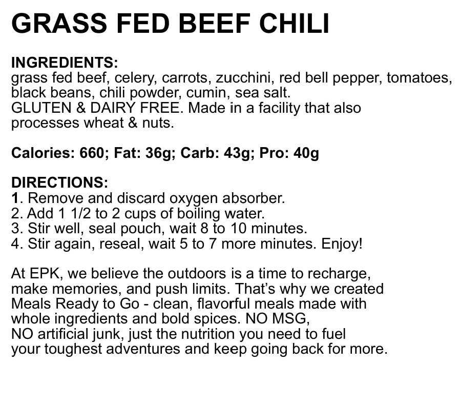 MRG_Grass Fed Beef Chili